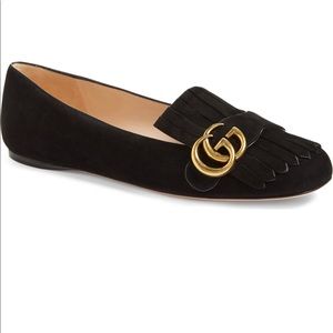 Never Been Worn Gucci Marmont Fringe Flat